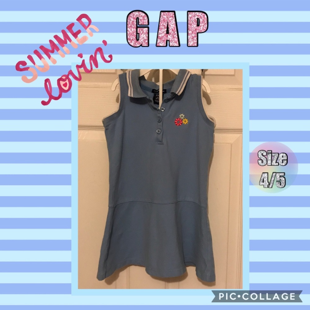 GAP girls size 4 Light blue dress